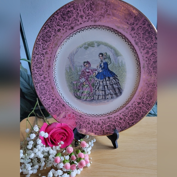 IMPERIAL SALEM 23Karart Gold Serving Plate. VINTAGE - Picture 7 of 7